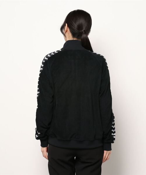 agnes b.（アニエスベー）の「【ユニセックス】JHM3 BLOUSON ARENA agnes b. x arena パイルジャケット（ブルゾン・レディース・ブラック・MEDIUM/LARGE/X-LARGE/X-SMALL/SMALL）」の9枚目の写真