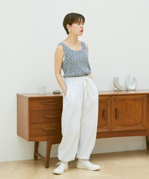 Happy John（ハッピージョン）の「cardigan＆tanktop set/カーディガンタンクトップセット（カーディガン/ボレロ・レディース・ブルー/ナチュラル・FREE）」の12枚目の写真