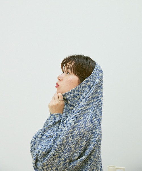 Happy John（ハッピージョン）の「cardigan＆tanktop set/カーディガンタンクトップセット（カーディガン/ボレロ・レディース・ブルー/ナチュラル・FREE）」の5枚目の写真