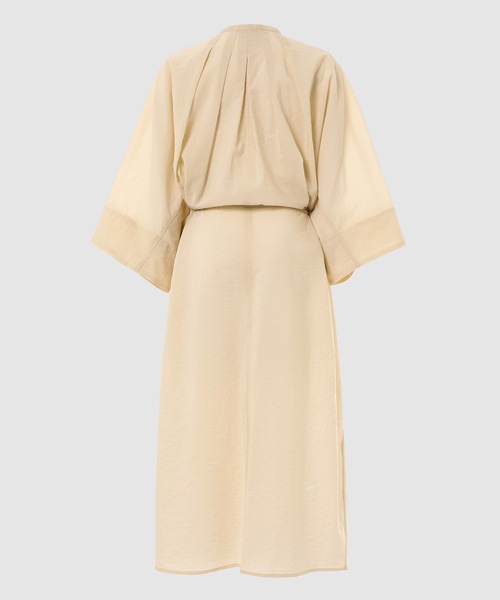 LEMAIRE(ルメール)の「PLEATED SHIRT DRESS(ワンピース・レディース・グリーン系その他/アイボリー・36/34)」の3枚目の写真