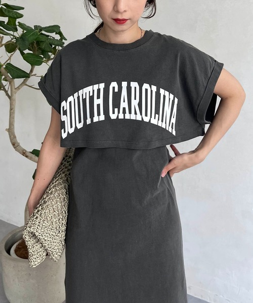 CAPRICIEUX LE'MAGE（カプリシューレマージュ）の「【GOOD ROCK SPEED】NORTHCAROLINA 2セットワンピース（ワンピース・レディース・ブラック/イエロー・FREE）」の6枚目の写真