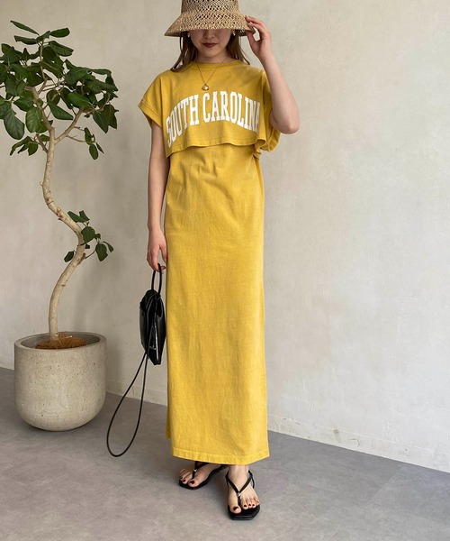 CAPRICIEUX LE'MAGE（カプリシューレマージュ）の「【GOOD ROCK SPEED】NORTHCAROLINA 2セットワンピース（ワンピース・レディース・ブラック/イエロー・FREE）」の16枚目の写真