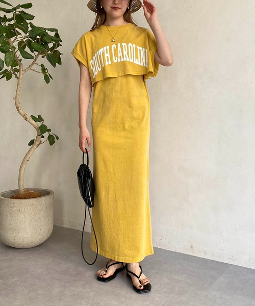 CAPRICIEUX LE'MAGE（カプリシューレマージュ）の「【GOOD ROCK SPEED】NORTHCAROLINA 2セットワンピース（ワンピース・レディース・ブラック/イエロー・FREE）」の18枚目の写真