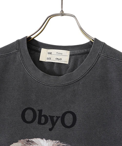 77circa（ナナナナサーカ）の「77circa / ナナナナサーカ：【レディース】o by o print sweat：oo22ss-03[DEA]（スウェット・レディース・グレー系その他・M/L）」の5枚目の写真