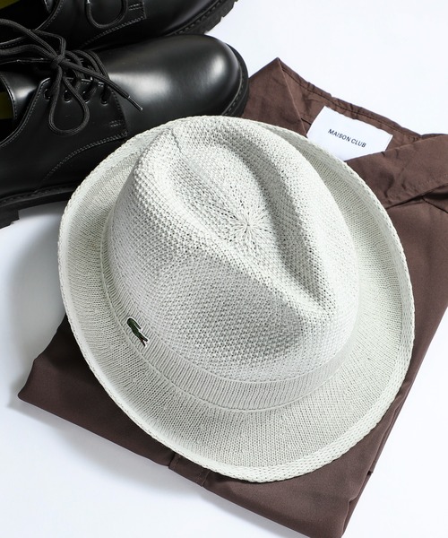 LACOSTE(ラコステ)の「【LACOSTE】ラコステマニッシュサーモ中折れハット L1181 CBS(ハット・メンズ・ブラック/ベージュ/ネイビー/グレー・FREE)」の2枚目の写真