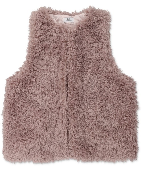 Lull（ルル）の「【Lull / ルル】プードルファーベスト（ベスト・レディース・アイボリー/ライトブラウン/ミント/カーキブラウン/ラベンダー/ベビーピンク・ONESIZE）」の18枚目の写真