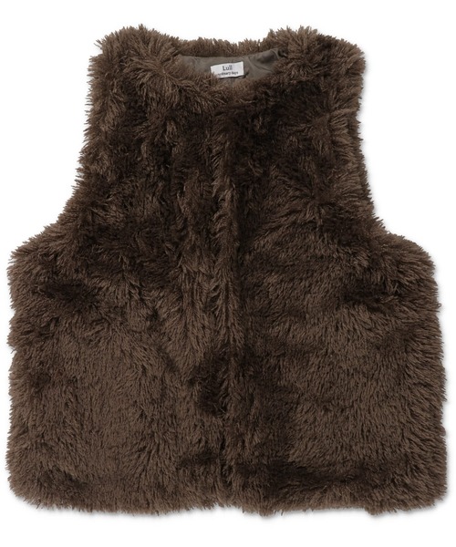 Lull（ルル）の「【Lull / ルル】プードルファーベスト（ベスト・レディース・アイボリー/ライトブラウン/ミント/カーキブラウン/ラベンダー/ベビーピンク・ONESIZE）」の15枚目の写真