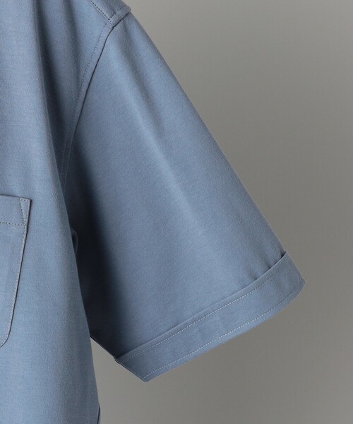 SHIPS(シップス)の「*SHIPS: 〈接触冷感〉 ジャージー ソリッド / クレリック ボタンダウン 半袖 シャツ(シャツ/ブラウス・メンズ・ホワイト/ブラック/ネイビー/ロイヤルブルー/ライトブルー・SMALL/MEDIUM/LARGE/X-LARGE)」の19枚目の写真