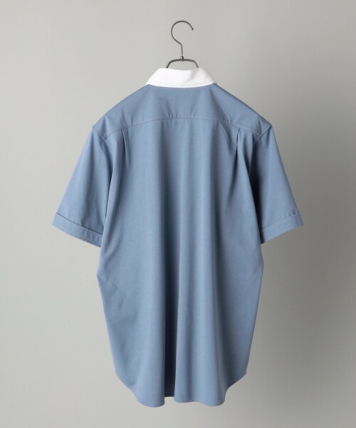 SHIPS(シップス)の「*SHIPS: 〈接触冷感〉 ジャージー ソリッド / クレリック ボタンダウン 半袖 シャツ(シャツ/ブラウス・メンズ・ホワイト/ブラック/ネイビー/ロイヤルブルー/ライトブルー・SMALL/MEDIUM/LARGE/X-LARGE)」の20枚目の写真