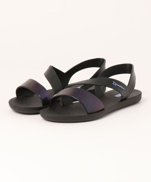 IPANEMA（イパネマ）の「VIBE SANDAL　ビーチサンダル【Ipanema】（サンダル・レディース・ブラック/ベージュ/ベージュ系その他/ブラック系その他・SMALL/MEDIUM）」の2枚目の写真