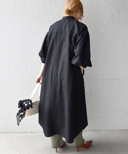 セール】SHIPS any:〈ウォッシャブル〉ソフト プラケット フロント