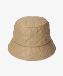 Chapeau d' O  Fake Leather Quilt Bucket / シャポードオー