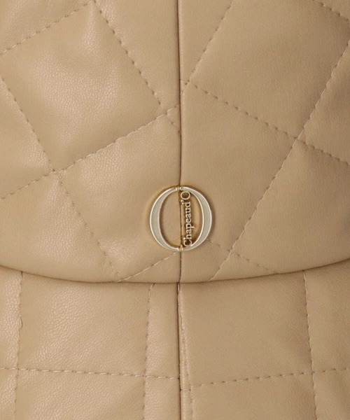 帽子 Chapeau d' O Fake Leather Quilt Bucket Chapeau d' O（シャポードオー）の「Chapeau d' O Fake Leather