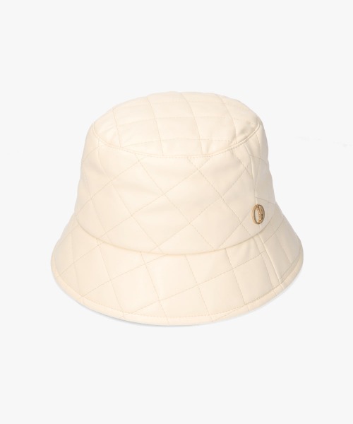 セール】Chapeau d' O Fake Leather Quilt Bucket