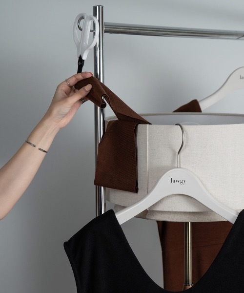 lawgy（ラウジー）の「side pocket 2way all in one(self cut)（つなぎ/オールインワン・レディース・ブラック/ブラウン・FREE）」の8枚目の写真