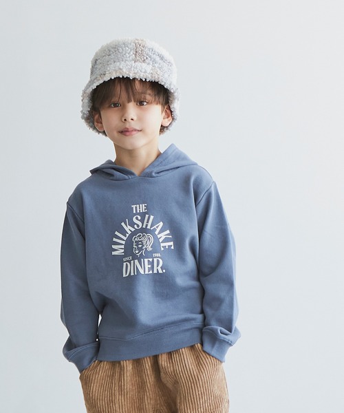 pairmanon（ペアマノン）の「【毛玉になりにくい裏起毛】選べるデザインパーカー（パーカー・キッズ・ピンク系その他/ダークブルー/カーキ/ブルー系その他/グリーン系その他2/パープル系その他/イエロー系その他/ブラック系その他2/モカ/ホワイト系その他6/ベージュ系その他/ブルー系その他2/グリーン系その他/ブラック・120/140/100/110/150/90/130）」の10枚目の写真