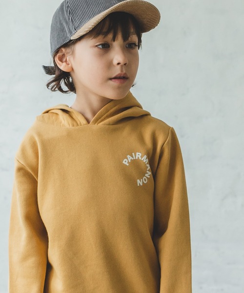 pairmanon（ペアマノン）の「【毛玉になりにくい裏起毛】選べるデザインパーカー（パーカー・キッズ・ピンク系その他/ダークブルー/カーキ/ブルー系その他/グリーン系その他2/パープル系その他/イエロー系その他/ブラック系その他2/モカ/ホワイト系その他6/ベージュ系その他/ブルー系その他2/グリーン系その他/ブラック・120/140/100/110/150/90/130）」の13枚目の写真