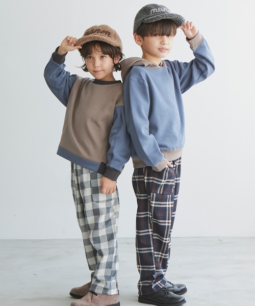 pairmanon（ペアマノン）の「【毛玉になりにくい裏起毛】選べるデザインパーカー（パーカー・キッズ・ピンク系その他/ダークブルー/カーキ/ブルー系その他/グリーン系その他2/パープル系その他/イエロー系その他/ブラック系その他2/モカ/ホワイト系その他6/ベージュ系その他/ブルー系その他2/グリーン系その他/ブラック・120/140/100/110/150/90/130）」の21枚目の写真