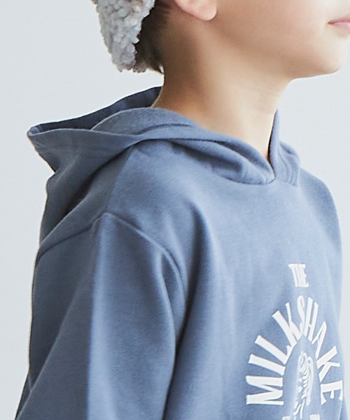 pairmanon（ペアマノン）の「【毛玉になりにくい裏起毛】選べるデザインパーカー（パーカー・キッズ・ピンク系その他/ダークブルー/カーキ/ブルー系その他/グリーン系その他2/パープル系その他/イエロー系その他/ブラック系その他2/モカ/ホワイト系その他6/ベージュ系その他/ブルー系その他2/グリーン系その他/ブラック・120/140/100/110/150/90/130）」の22枚目の写真