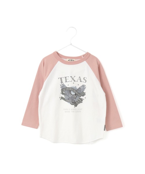 MAKE YOUR DAY（メイクユアデイ）の「TEXASラグラン長袖Tシャツ■80～140cm（Tシャツ/カットソー・キッズ・ピンク/ブラック・90/140/100/120/80/110/130）」の19枚目の写真