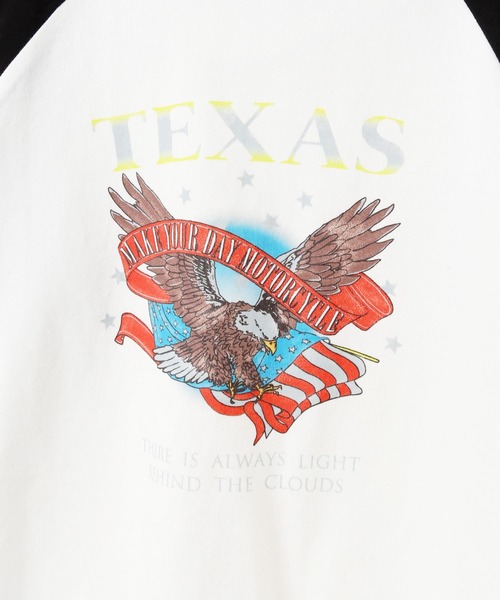 MAKE YOUR DAY（メイクユアデイ）の「TEXASラグラン長袖Tシャツ■80～140cm（Tシャツ/カットソー・キッズ・ピンク/ブラック・90/140/100/120/80/110/130）」の22枚目の写真