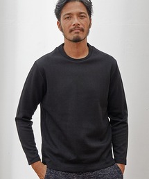 UNION STATION | 【EFFORTLESS】幾何学柄ジャガードクルーネックロンT(Tシャツ/カットソー)