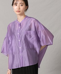 Ｔｅシアーバンドカラーシャツ