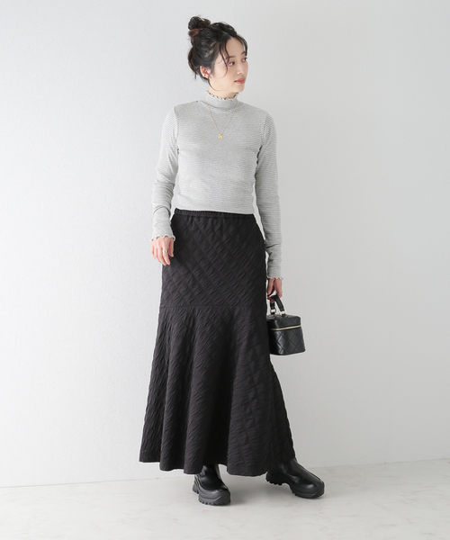U by SPICK&SPAN(ユーバイスピックアンドスパン)の「【Miller/ミラー】 Prib Turtle ロングスリーブ Tee(Tシャツ/カットソー・レディース・ライトグレー/ネイビー/ピンク系その他・FREE)」の11枚目の写真