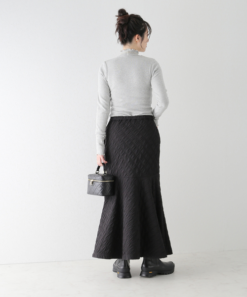 U by SPICK&SPAN(ユーバイスピックアンドスパン)の「【Miller/ミラー】 Prib Turtle ロングスリーブ Tee(Tシャツ/カットソー・レディース・ライトグレー/ネイビー/ピンク系その他・FREE)」の12枚目の写真
