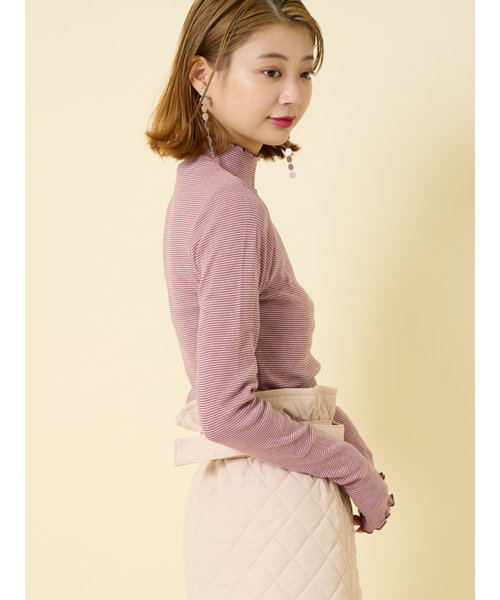 U by SPICK&SPAN(ユーバイスピックアンドスパン)の「【Miller/ミラー】 Prib Turtle ロングスリーブ Tee(Tシャツ/カットソー・レディース・ライトグレー/ネイビー/ピンク系その他・FREE)」の22枚目の写真