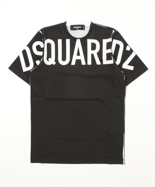 DSQUARED2(ディースクエアード)の「T-SHIRT /D2 BOLD RENNY TEE /RENNY FIT /WASH /0212(Tシャツ/カットソー・レディース・ブラック・XXS)」の1枚目の写真