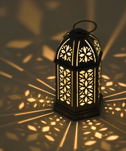 BRUNO（ブルーノ）の「BRUNO（ブルーノ）LEDシルエットランタン（照明・レディース・チャコールグレー/アイボリー/ブルーグレー・ONE SIZE）」の3枚目の写真