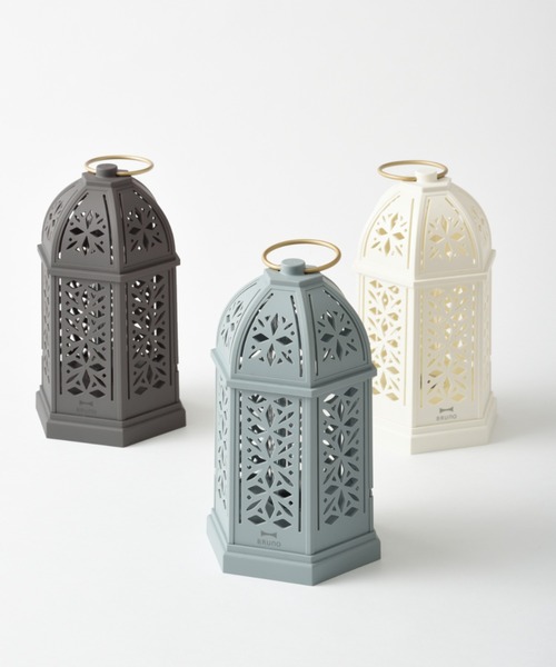 BRUNO（ブルーノ）の「BRUNO（ブルーノ）LEDシルエットランタン（照明・レディース・チャコールグレー/アイボリー/ブルーグレー・ONE SIZE）」の11枚目の写真