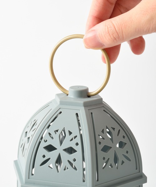 BRUNO（ブルーノ）の「BRUNO（ブルーノ）LEDシルエットランタン（照明・レディース・チャコールグレー/アイボリー/ブルーグレー・ONE SIZE）」の14枚目の写真