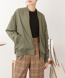 DRESKIP | ジップアップゆるブルゾン(ブルゾン)