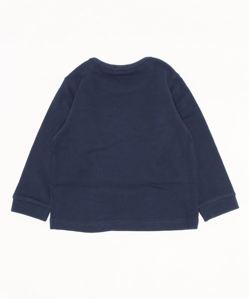 BeBe（ベベ）の「BeBe/ミニウラゲガールプリントトレーナー(90~150cm)（スウェット・キッズ・ベージュ/ネイビー・150/120/130/110/100/90/140）」の5枚目の写真