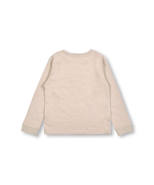 BeBe（ベベ）の「BeBe/ミニウラゲガールプリントトレーナー(90~150cm)（スウェット・キッズ・ベージュ/ネイビー・150/120/130/110/100/90/140）」の14枚目の写真