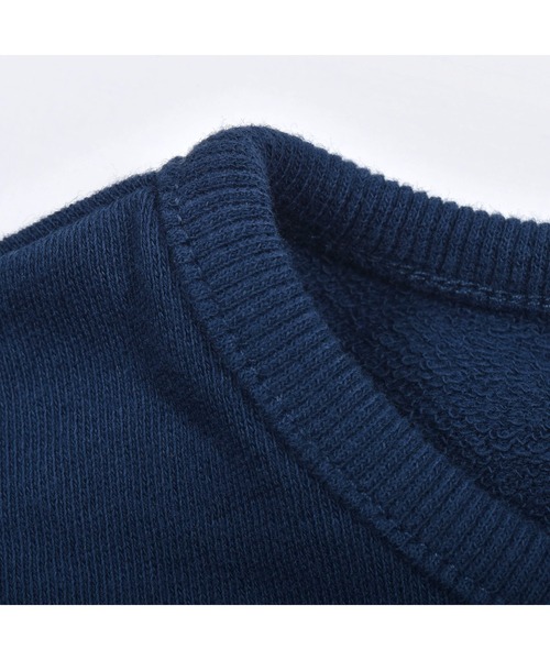 BeBe（ベベ）の「BeBe/ミニウラゲガールプリントトレーナー(90~150cm)（スウェット・キッズ・ベージュ/ネイビー・150/120/130/110/100/90/140）」の16枚目の写真