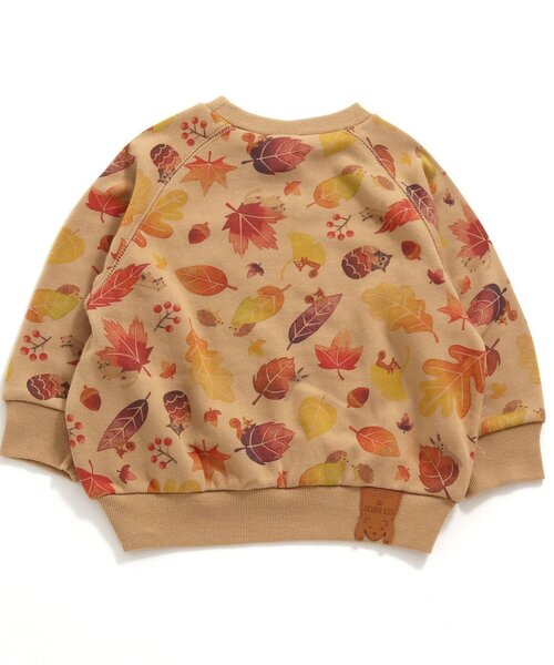 BIT'Z(ビッツ)の「4色2柄総柄トレーナー(スウェット・キッズ・キナリ/ベージュ/グレー/カーキ・100/120/95/90/110/80)」の16枚目の写真