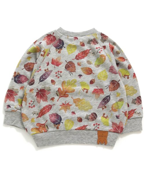 BIT'Z(ビッツ)の「4色2柄総柄トレーナー(スウェット・キッズ・キナリ/ベージュ/グレー/カーキ・100/120/95/90/110/80)」の12枚目の写真