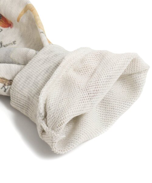 BIT'Z(ビッツ)の「4色2柄総柄トレーナー(スウェット・キッズ・キナリ/ベージュ/グレー/カーキ・100/120/95/90/110/80)」の5枚目の写真