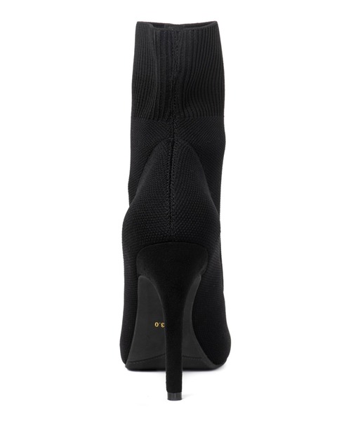 R&E（アールアンドイー）の「【22AW新作】【R&E】ソックスショートブーツ（ブーツ・レディース・ブラック/アイボリー・23.5cm/24.5cm/22.0cm/23.0cm/24.0cm/22.5cm）」の12枚目の写真