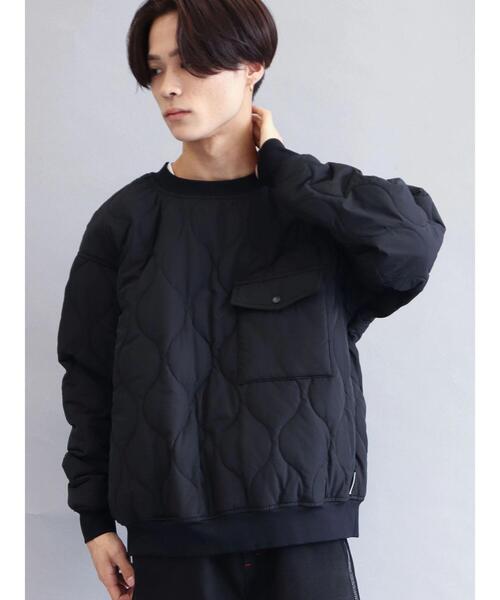 CRAFT STANDARD BOUTIQUE(クラフトスタンダードブティック)の「キルティングビッグプルオーバー(Tシャツ/カットソー・メンズ・カーキ/ブラック・M/L)」の6枚目の写真