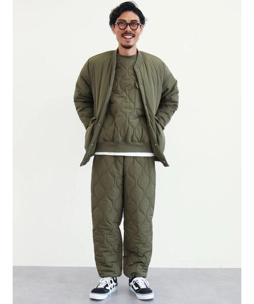 CRAFT STANDARD BOUTIQUE(クラフトスタンダードブティック)の「キルティングビッグプルオーバー(Tシャツ/カットソー・メンズ・カーキ/ブラック・M/L)」の13枚目の写真