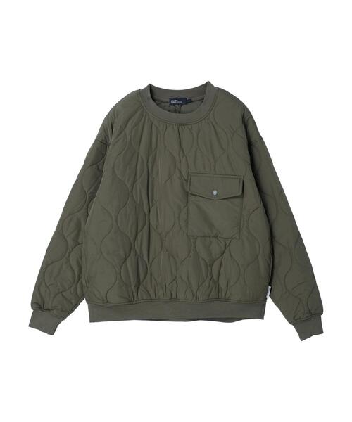 CRAFT STANDARD BOUTIQUE(クラフトスタンダードブティック)の「キルティングビッグプルオーバー(Tシャツ/カットソー・メンズ・カーキ/ブラック・M/L)」の14枚目の写真