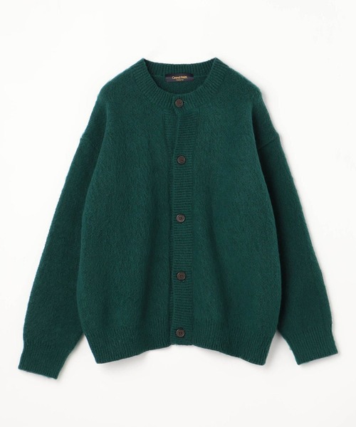 Grand PARK（グランドパーク）の「シャギーニットクルーネックカーディガン（カーディガン/ボレロ・メンズ・グリーン/ベージュ/グレー/ブルー・MEDIUM/LARGE）」の4枚目の写真