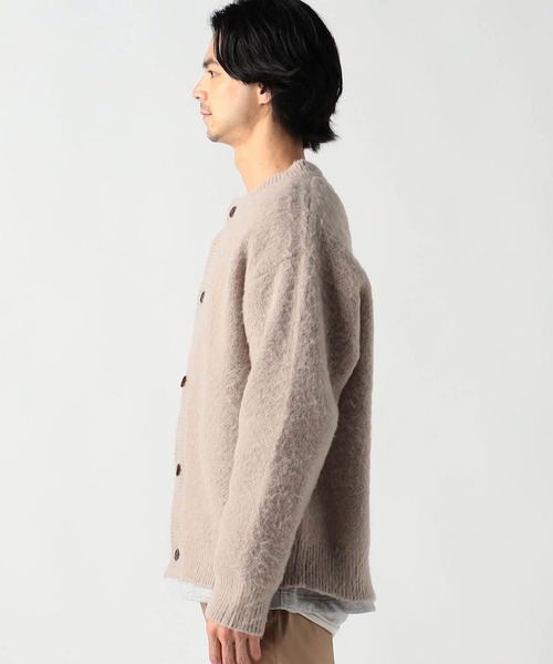 Grand PARK（グランドパーク）の「シャギーニットクルーネックカーディガン（カーディガン/ボレロ・メンズ・グリーン/ベージュ/グレー/ブルー・MEDIUM/LARGE）」の15枚目の写真