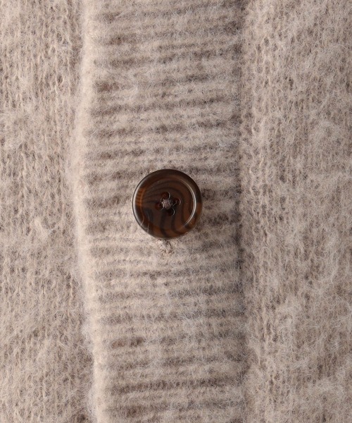 Grand PARK（グランドパーク）の「シャギーニットクルーネックカーディガン（カーディガン/ボレロ・メンズ・グリーン/ベージュ/グレー/ブルー・MEDIUM/LARGE）」の11枚目の写真