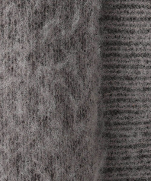 Grand PARK（グランドパーク）の「シャギーニットクルーネックカーディガン（カーディガン/ボレロ・メンズ・グリーン/ベージュ/グレー/ブルー・MEDIUM/LARGE）」の10枚目の写真