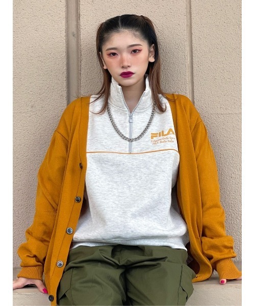 FILA(フィラ)の「【FILA】パイピングスウェット(スウェット・レディース・オフホワイト/グレー/ブラック・M/L)」の17枚目の写真